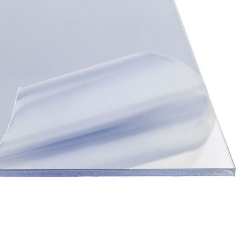 0.118 (1/8 inch) x 12" x 24", Polycarbonate Clear Plastic Sheet, Plexiglass, Acrylic Replacement, Thermoforming