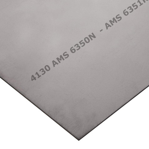 0.063" x 12" x 12", 4130 Chrome Moly Steel Sheet