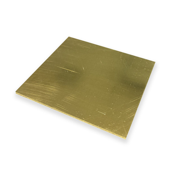 0.012" x 10" x 12", C260-H02 Brass Sheet, Mill Finish