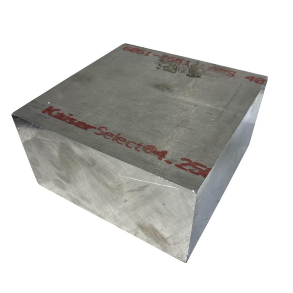 4-1/4" x 8" x 8"", 6061-T6 Aluminum Plate