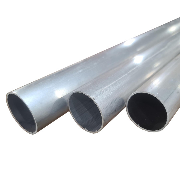 1-5/8" OD, 0.058" Wall, 1.509" ID, 12" long (3 Pack), 6061-T6 Aluminum Round Tube