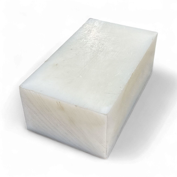 3-1/4" x 5", UHMW Plastic Bar, Sheet, Plate, White