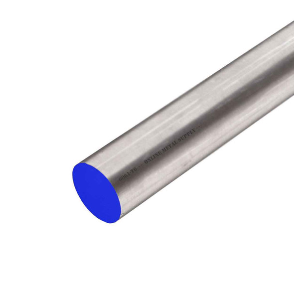 1.250 (1-1/4 inch), 6061-T6511 Aluminum Round Rod