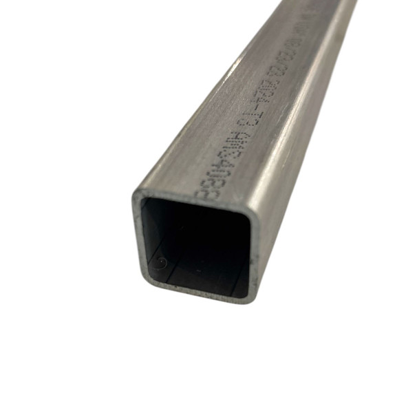 1" x 1" x 0.065" W, 0.156 RC, 2024-T3 Aluminum Square Tube, Seamless