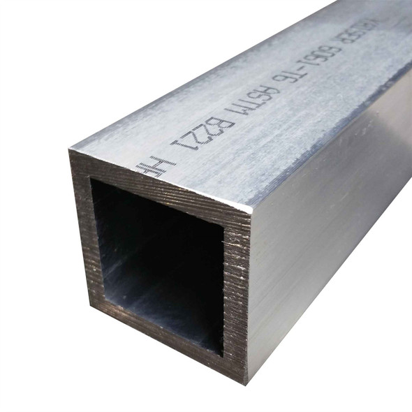 2" x 2", (3/16" W), 6061-T6 Aluminum Square Tube