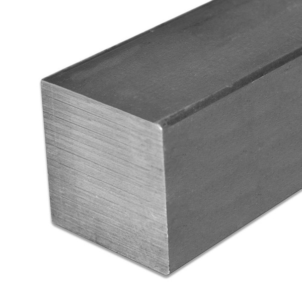 0.625" x 0.625" x 60", A36 Steel Square Bar, Hot Rolled