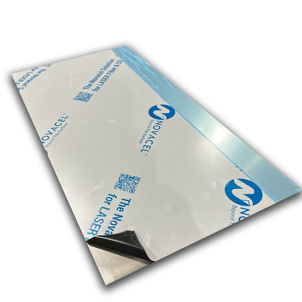 0.125" x 24" x 48", 5052-H32 Aluminum Sheet, Mill Finish w/PVC