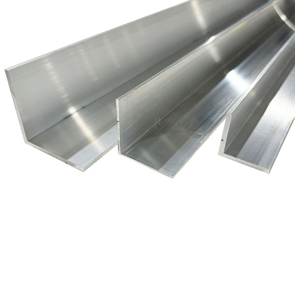 0.500" x 0.500" x 0.125" x 60", 6063-T52 Aluminum Angle