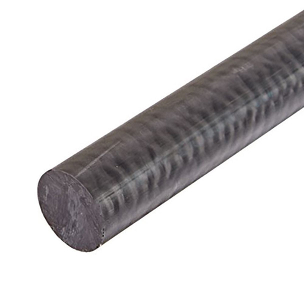 0.750 (3/4 inch) x 12 inches, Nylon 6/6 Plastic Round Rod, Nylatron GS MDS