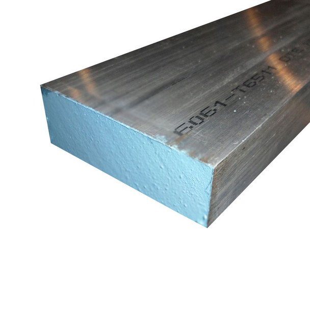 1-1/4" x 3-1/2", 6061-T6511 Aluminum Flat Bar