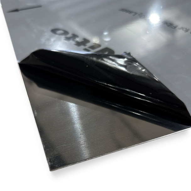 0.035" (20 ga.), 430 Stainless Steel Sheet, Bright Annealed (Mirror)