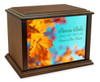 Autumn Leaves Eternal Reflections Wood Cremation Urn