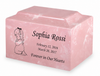 Baby Girl Small Classic Infant or Child Cremation Urn