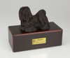 Bronze Maltese Dog Urn - Simply Walnut - 443