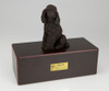 Bronze Poodle Dog Urn - Simply Walnut - 450