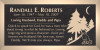 Fox Rabbit Trees - Cast Bronze Memorial Cemetery Marker - 4 Sizes