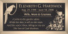 Parrot Flowers - Cast Bronze Memorial Cemetery Marker - 4 Sizes