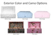 Cloth Covered Wood Pet Casket in 5 colors and 4 Sizes