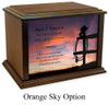 Cowboy Farewell Eternal Reflections Wood Cremation Urn