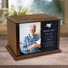 Custom Photo Eternal Reflections Wood Cremation Urn