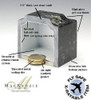 Design Your Own Small Classic Infant or Child Cremation Urn