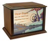 Fishing Reel Eternal Reflections Wood Cremation Urn