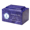 Hockey Cremation Urn - Cultured Marble