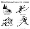 Hockey Cremation Urn - Cultured Marble