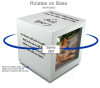 Medium Rotating Photo Cube Cremation Urn - 3 Color Choices