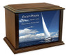 Sailing Eternal Reflections Wood Cremation Urn