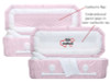 24 Inch Pink Crepe Child Casket