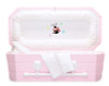 24 Inch Pink Faux Lambskin Child Casket