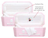 30 Inch Pink Faux Lambskin Child Casket