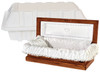 37" Large TLC Hardwood Pet Casket and Burial Vault Combo