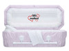 42 Inch Lilac Crepe Child Casket