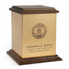 Air Force Bronze and Walnut Cremation Urn