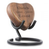 All My Love Walnut Heart Pet Keepsake Urn