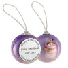 Always in Our Hearts Snowman Memorial Holiday Tree Ornament