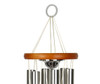 American Flag Memorial Wind Chime Cremation Urn with Engraving - Amazing Grace