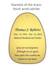 Bible Memorial Wind Chime Cremation Urn with Engraving - Amazing Grace