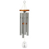 Cross With Flora Memorial Wind Chime Cremation Urn with Engraving - Amazing Grace