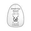 Golf Memorial Wind Chime Cremation Urn with Engraving - Amazing Grace