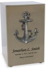 Anchor Pewter Finish Beaumont Cremation Urn