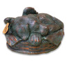 Angel Dog Verdigris Pet Cremation Urn