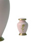 Aria Rose on Pink Brass Keepsake Cremation Urn