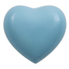 Arielle Pearl Blue Heart Brass Keepsake Cremation Urn - Engravable