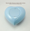 Arielle Pearl Pink Heart Brass Keepsake Cremation Urn - Engravable