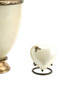 Artisan Pearl Heart Brass Keepsake Cremation Urn