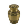 Athena Bronze Brass Keepsake Cremation Urn - Engravable