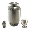 Athena Pewter Brass Keepsake Cremation Urn - Engravable